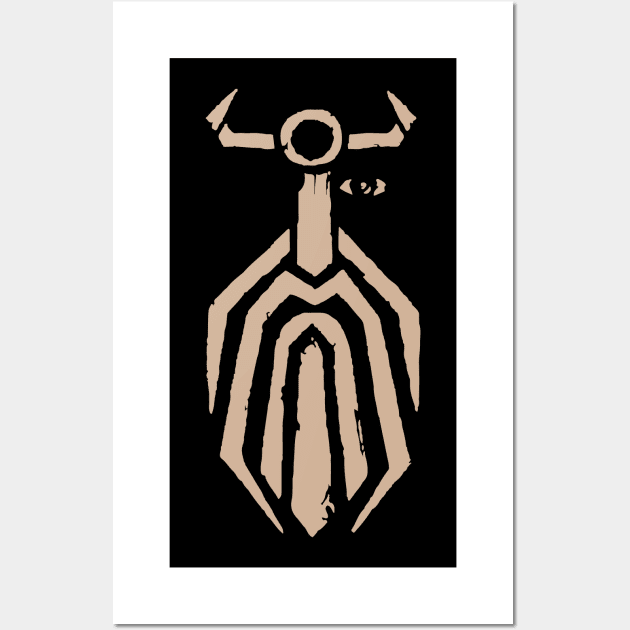 odin symbol Wall Art by Lamink